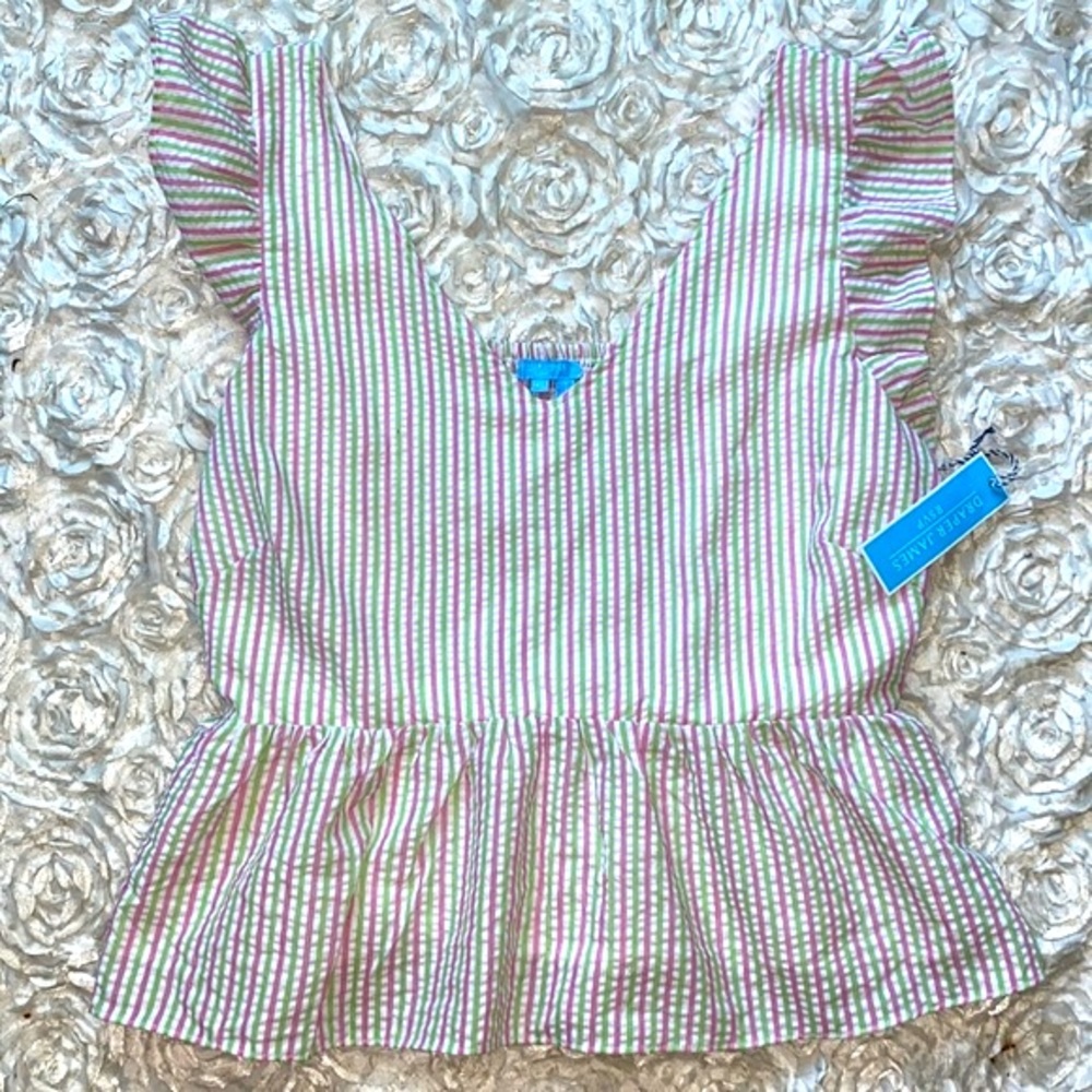 . New Draper Hames RSVP striped top size XL